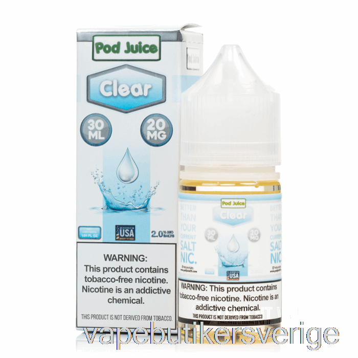 Vape Sverige Klar - Pod Juice - 30ml 55mg